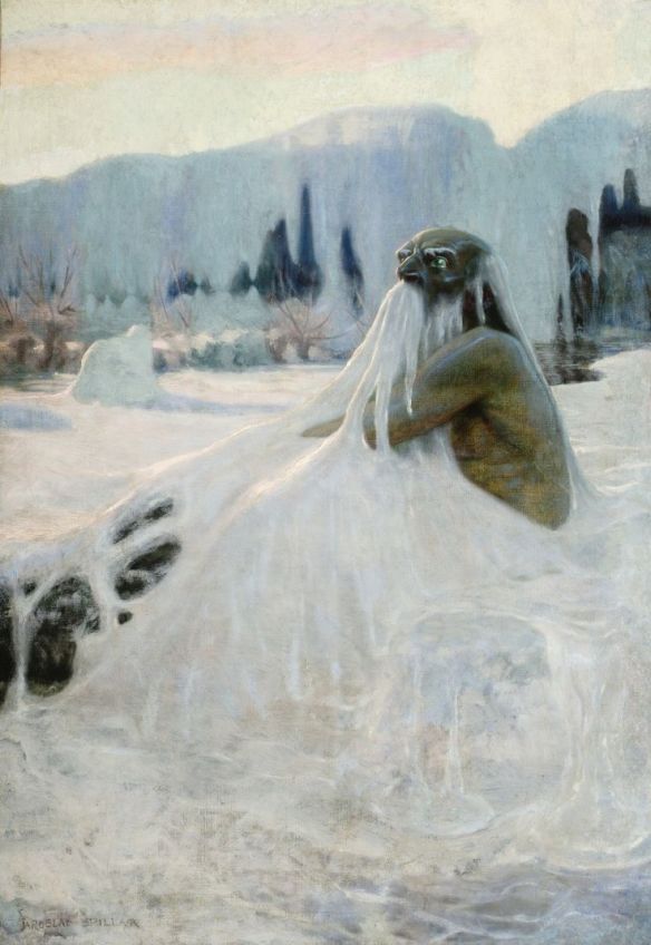 Vodnik in Winter - Jaroslav Spillar 1899